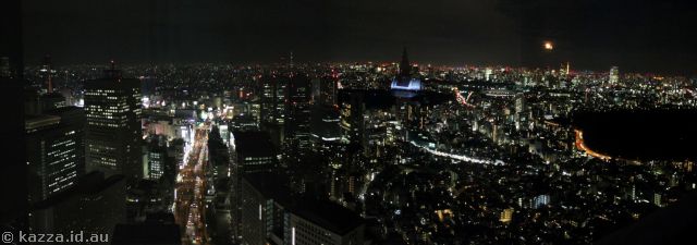 View from our room at the Park Hyatt Hotel